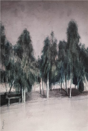Painting, Zahra QaraKhani, Eucalyptus Trees	, 2020, 36198