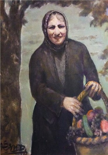 Painting, Javad Hamidi, Mother, 1998, 6963