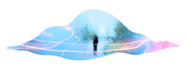 Mixed media, Rana Heidarzade, Walking Through the Light, 2025, 83144