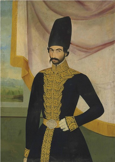 Painting, Abul Hasan Khan Ghaffari Kashani (Sani ol molk), Jalal Al-Din Mirza, Son of Fath-Ali-Shah, 1859, 15515