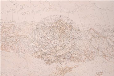 Painting, Maryam Farshad, A Vast Mountain System, 2019, 37106