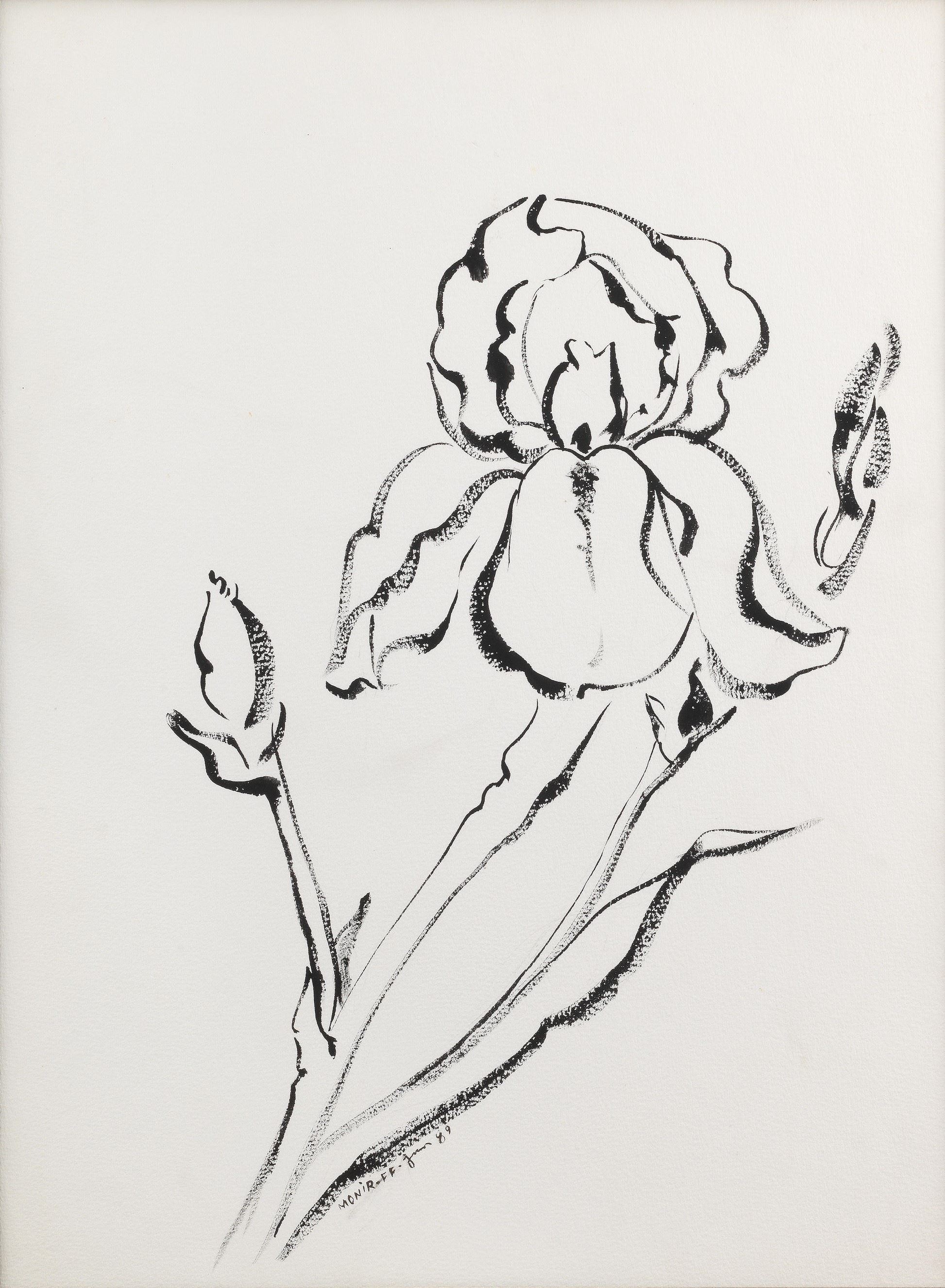 Monir Shahroudy Farmanfarmaian, Iris, 1989