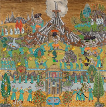 Painting, Ali Akbar Sadeghi, Melli Bank, , 82076