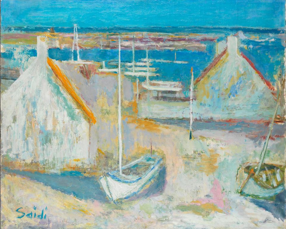 Abolghasem Saidi, View of the Bretagne Port, 0