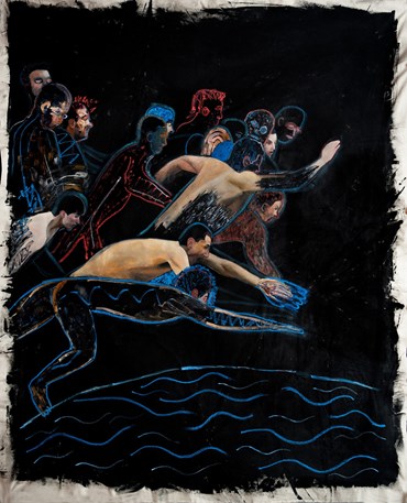 Painting, Makan Negahban, Go, 2022, 77157