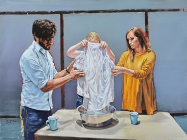 Painting, Masoud Sadedin, Rinse, 2019, 22753