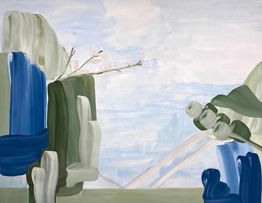 Painting, Moje Assefjah, Mirror to the Sky, 2024, 81151