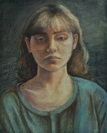 Painting, Fatima Faraji, portrait, 2021, 72723