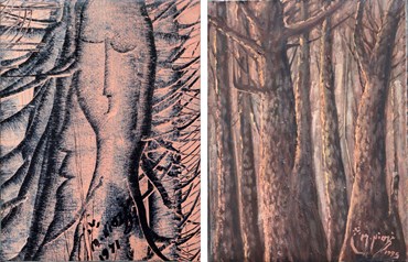 Painting, Manouchehr Niazi, Untitled, 1985, 79205