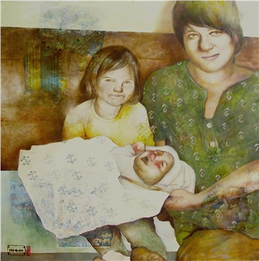Painting, Bahman Mohammadi, Mother and Child, 2006, 30252