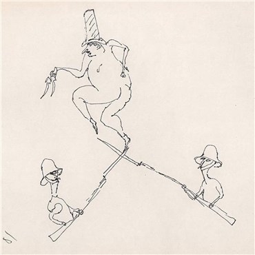 Drawing, Ardeshir Mohassess, Untitled, , 21941