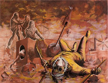 Painting, Payam Qelichy, Orphans of the Forgotten Dreams, 2024, 74953