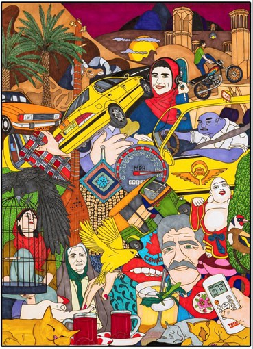 Erfan Mojib, A Roaming Yellow, 2023, 0