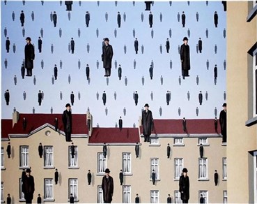 Rene Magritte, Golconda, 0, 0