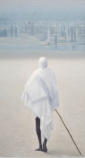 Painting, YZ Kami (Kamran Yousefzadeh), Messenger (The City), 2023, 79753
