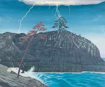 Painting, Meghdad Lorpour, Glowing on the Silent Field of Separation, 2024, 76271