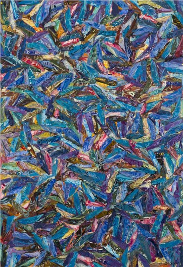 Painting, Dariush Hosseini, Persian carpet6, 2016, 36682