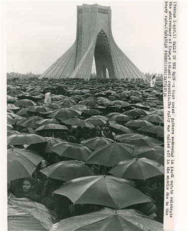 Photography, Mohammad Sayyad, Rally in The Rain - April 1st, 1981, 1981, 28066