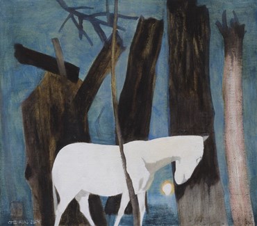 Painting, Omid Hallaj, Hounting Ground, 2004, 76605