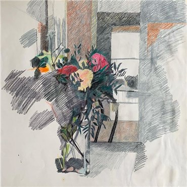 Painting, Nafiseh Riahi, Untitled, 1980, 27997