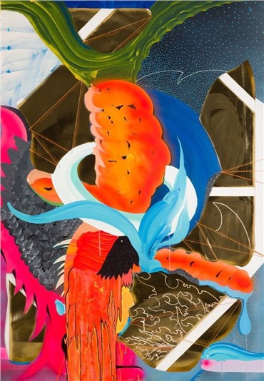 Painting, Maryam Mimi Amini, Seed Carrier, 2019, 20166