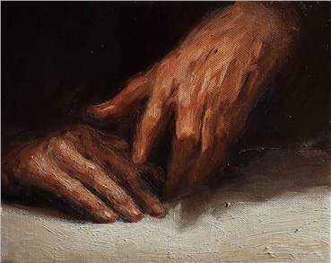 Painting, Hosein Mohammadi, Nocturnal Hands, 2020, 28821