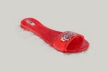 Sculpture, Dorna Abyak, Red Shoes, 2019, 73839