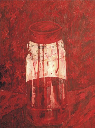 Painting, AmirHossein Bayani, Nescafe Bottle, 2005, 22513