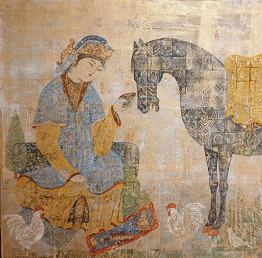 Mohammad Hadi Fadavi, The Lady and Horse, 2022, 0