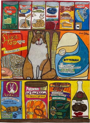 , Simone Johnson, NYC Bodega Cat (Thanksgiving), 2023, 70311
