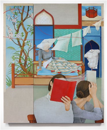Painting, Arghavan Khosravi, Heaven Is a Place, 2018, 19596