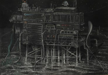Painting, Pegah Rajamand, Oil platform, 2023, 78471