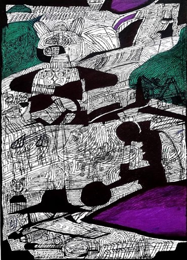 Painting, Kiyavash Danesh, Untitled, 2024, 77978