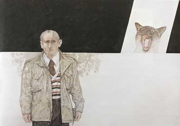 Painting, Alireza Espahbod, Scream , 1977, 50127
