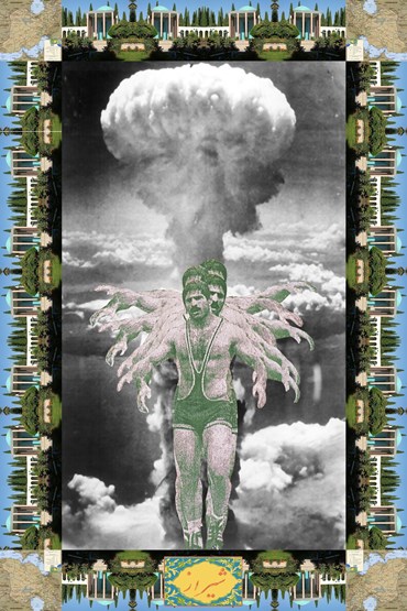 Works on paper, Fereydoun Ave, Postcard 1 (Shiraz) , 2015, 75438