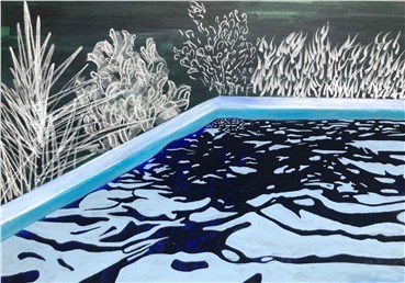 Painting, Khorshid Mirza Aghaie, Swimming Pool 2, 2020, 35105
