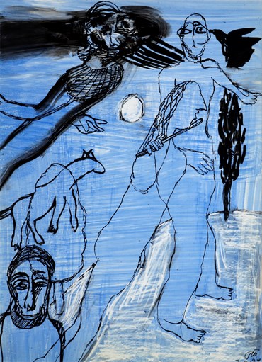 Painting, Farshid Maleki, Untitled, 2014, 77252