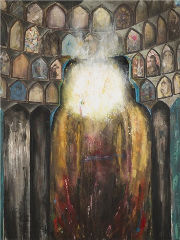 Painting, Alireza Adambakan, Transition, 2017, 16744