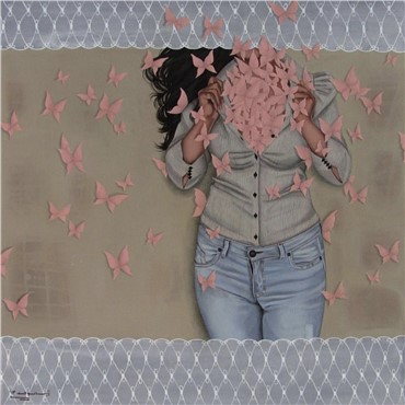 Painting, Zeynab Movahed, An Amorous for Myself, 2013, 12320