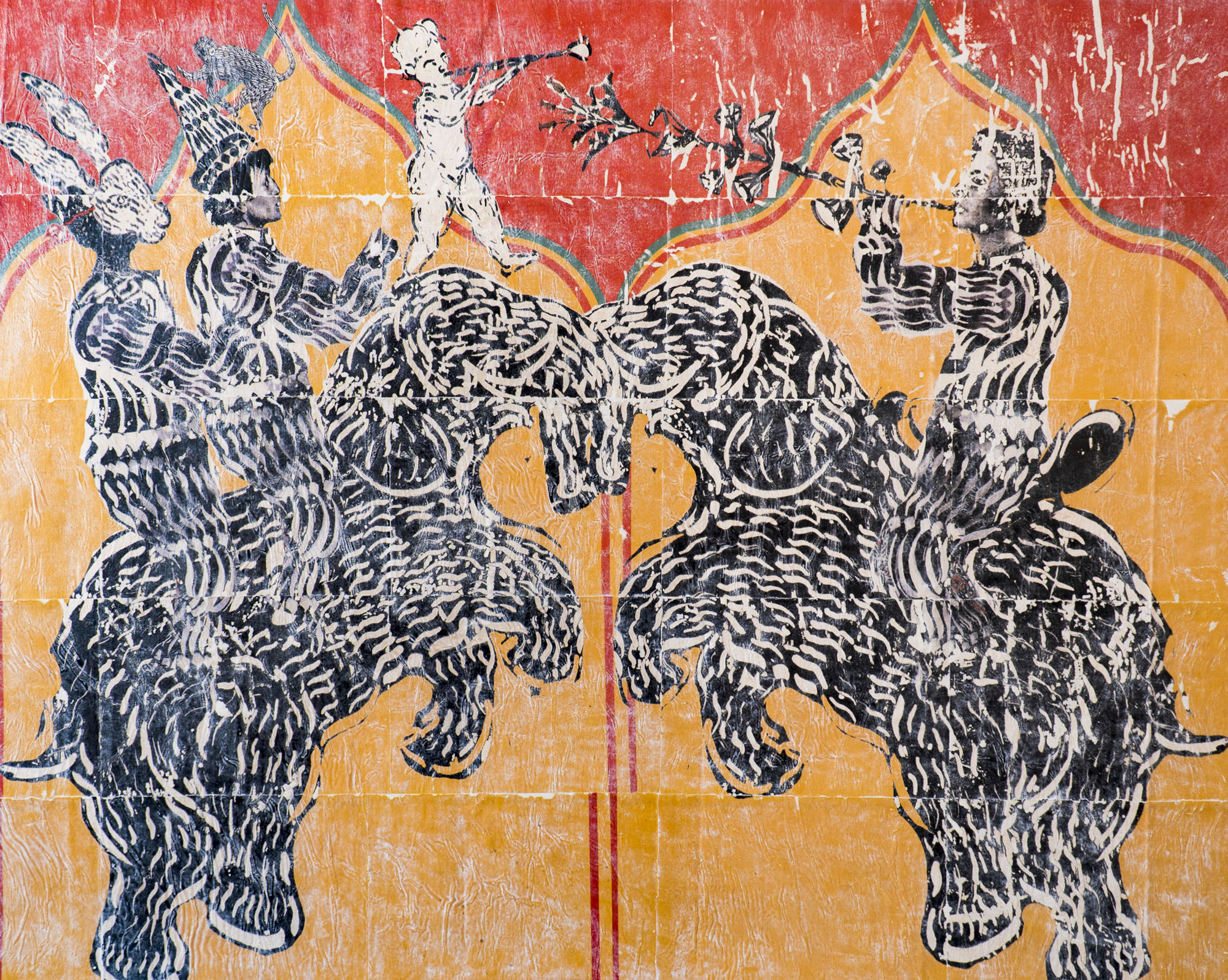 Mohammad Barrangi, While Everyone Slept (Dreamscape No.3), 2022