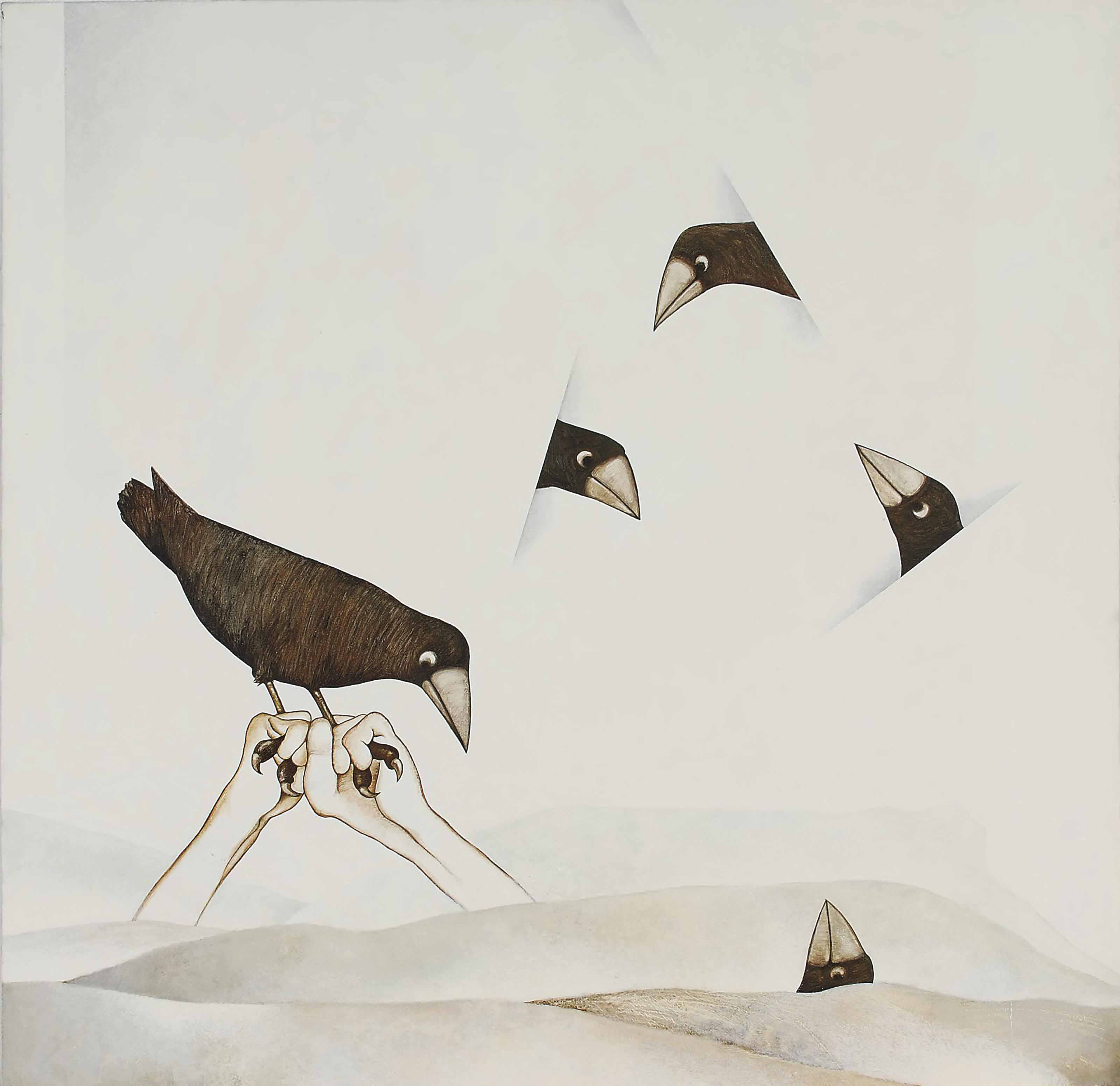 Alireza Espahbod, Crows, 1979