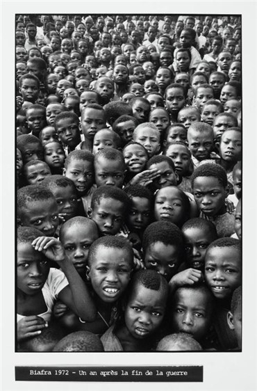 Photography, Abbas Attar, Children in Schoolyard, One Year after War in Biafra, 1971, 17823