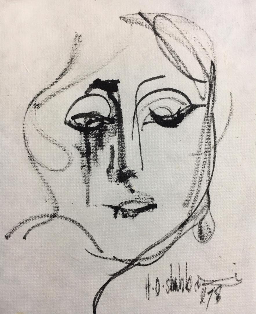 Hadis Oladshahbazi, Self Portrait, 2018