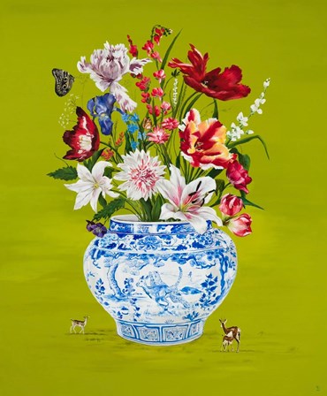 Painting, Mahsa Tehrani, Vase No 2, 2022, 56895