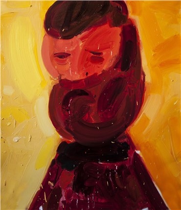 Painting, Amir Khojasteh, A Man On The Fire, 2018, 27189