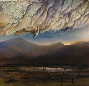 Painting, Nasim Davari, Simorgh, 2022, 58259