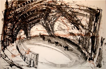 Works on paper, Kian Vatan, Midnight In Paris , 2012, 16324