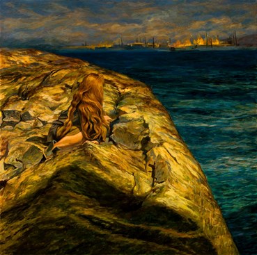 Painting, Ayda Roozbayani, The Edge of Existence, 2024, 80172