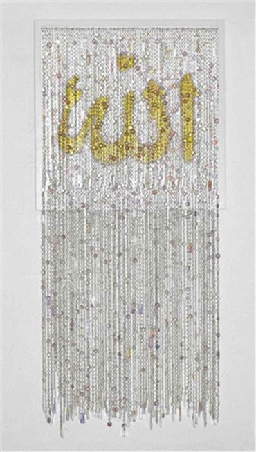 Sculpture, Farhad Moshiri, Golden Allah, 2009, 5320