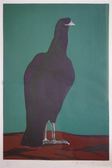 Painting, Bahman Mohassess, Eagle, 1971, 28470